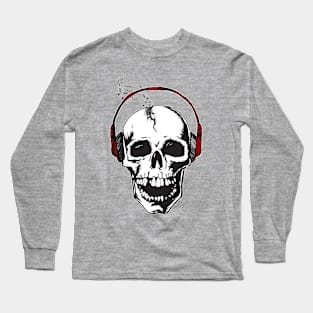 Musical Skull Long Sleeve T-Shirt